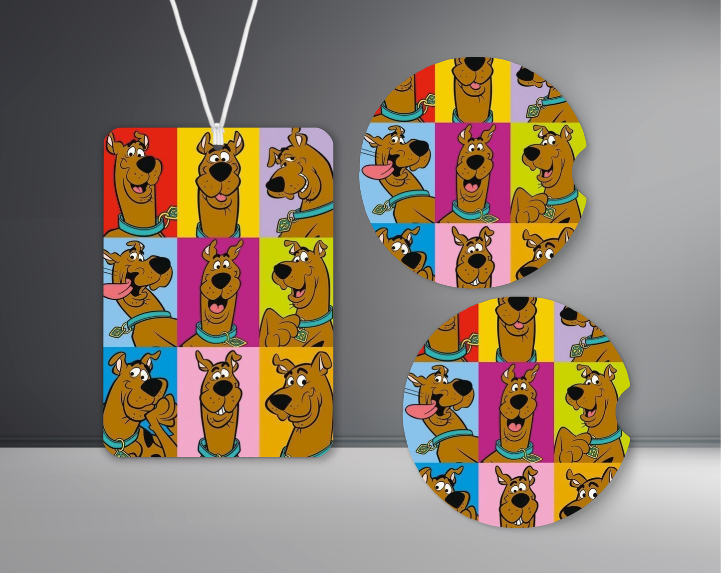 Brown Dog Car Set