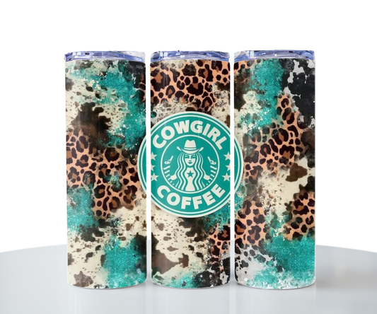Cowgirl Coffee Tumbler.