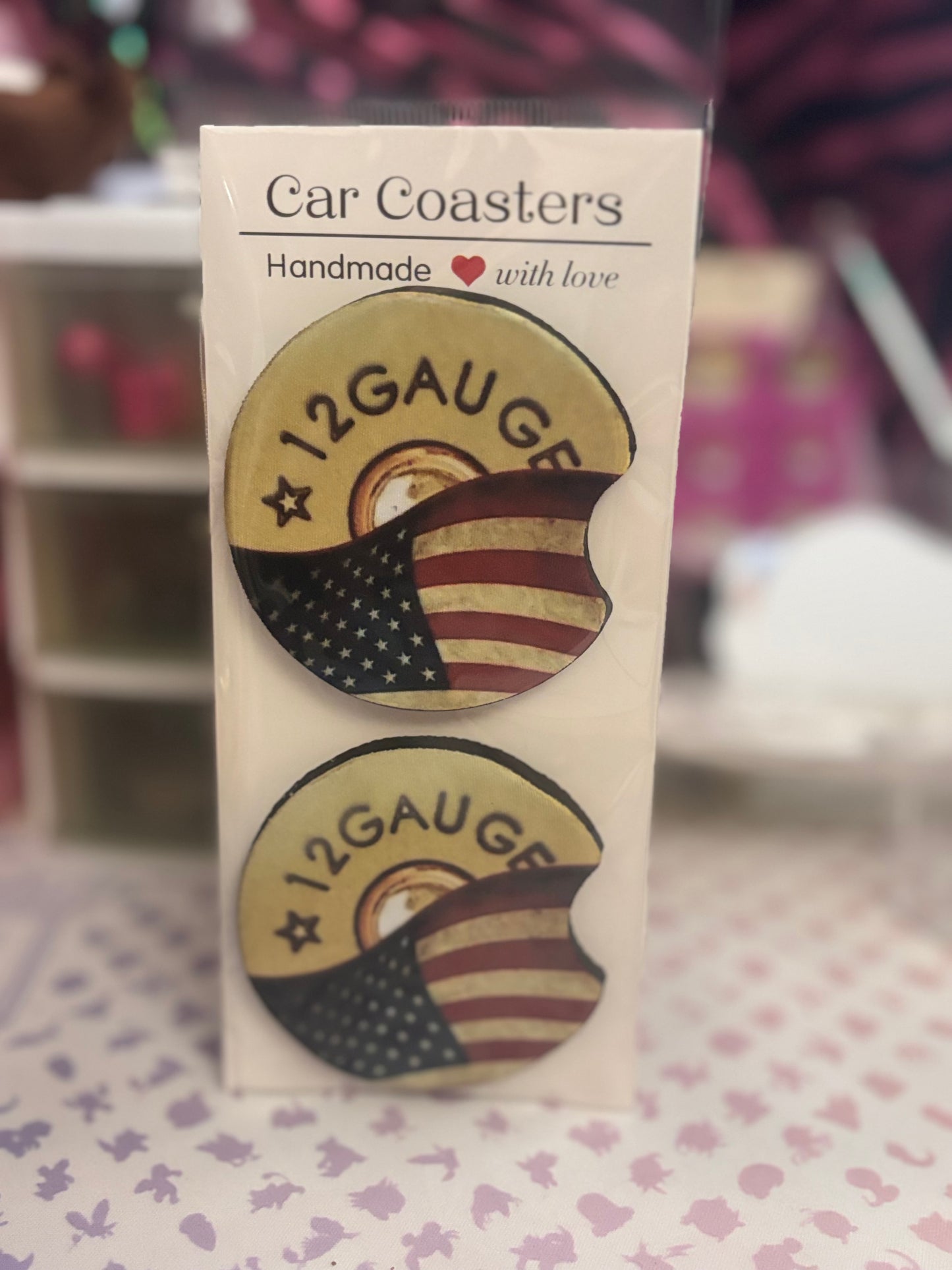 12 Gauge Car Coaster set.