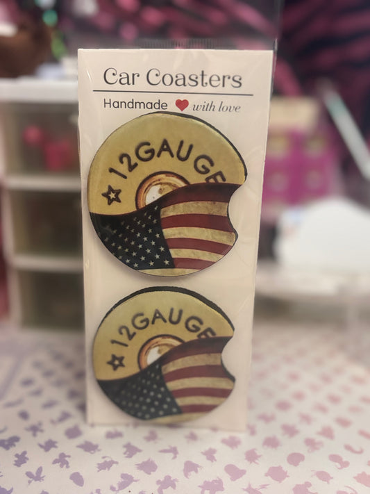 12 Gauge Car Coaster set.