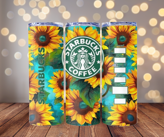 Sunflower Starbucks 20 oz