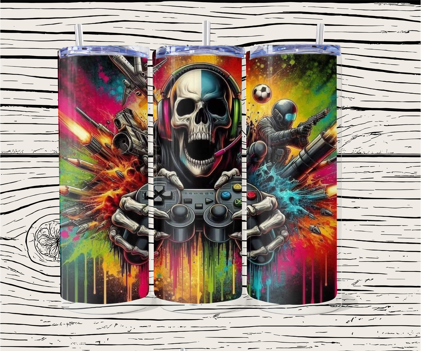 Gamer 20 oz tumbler