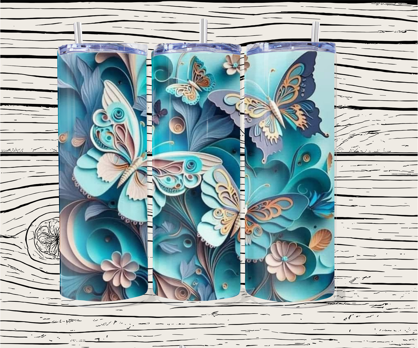 Butterfly 20 oz Tumbler