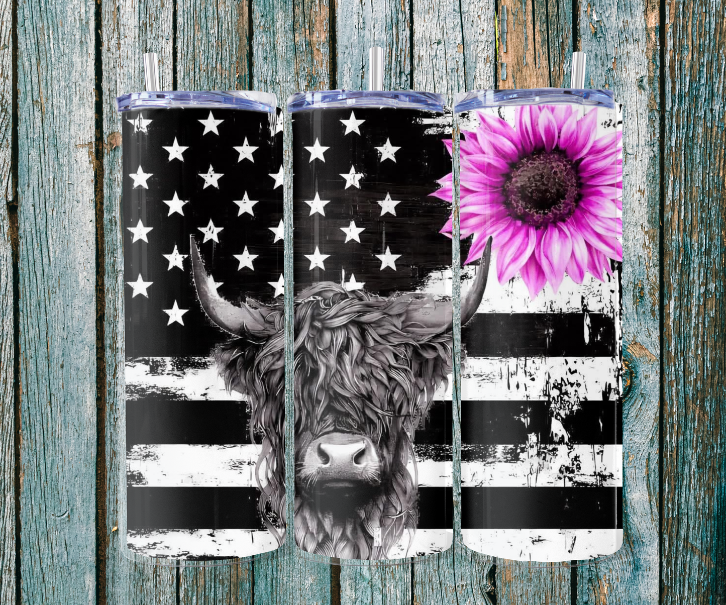 Highland cow 20 oz Tumbler