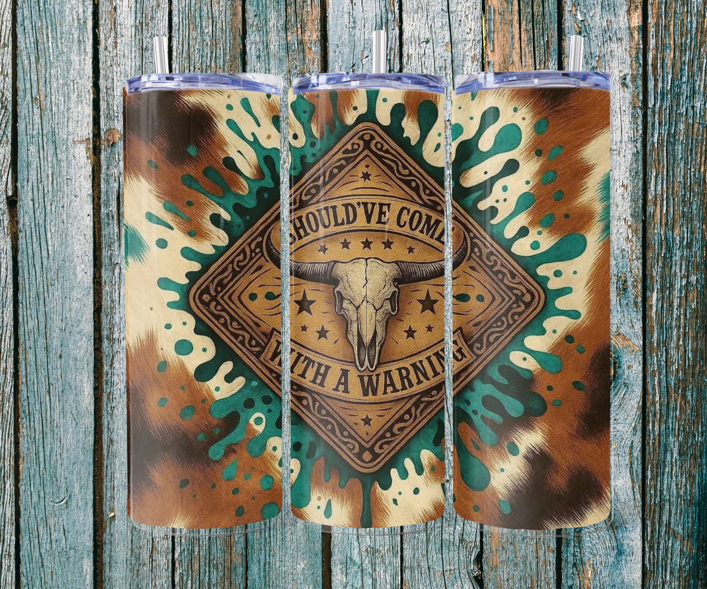 Come with a warning 20 oz tumbler