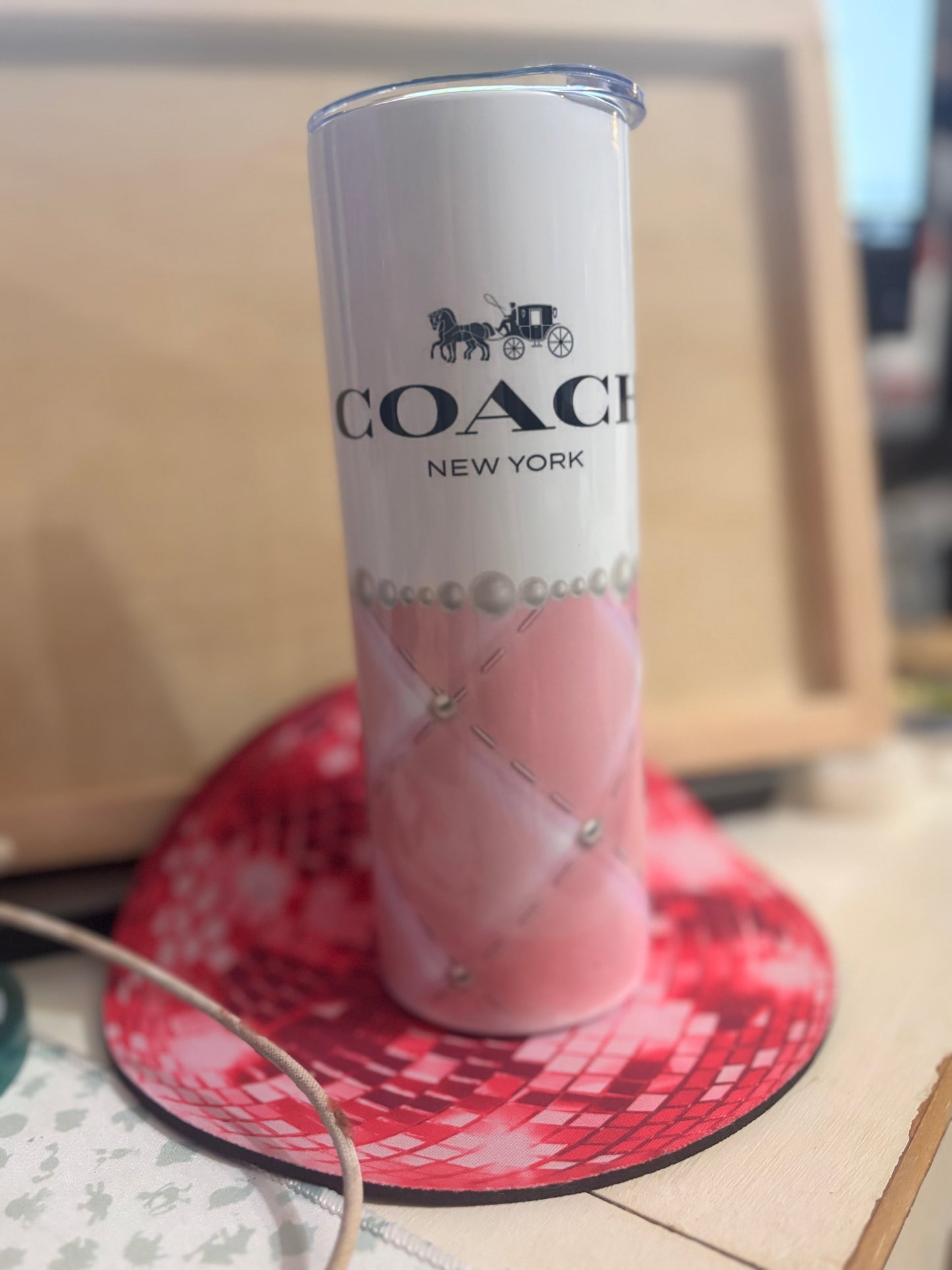 20-ounce Coach Tumbler