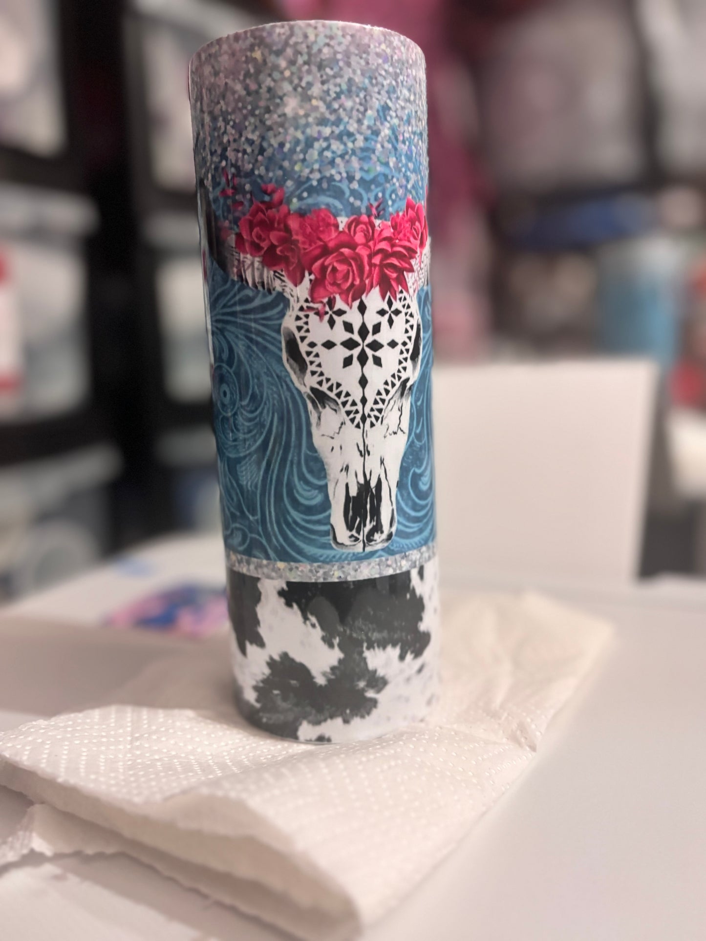 Western Themed 20 Oz Tumbler