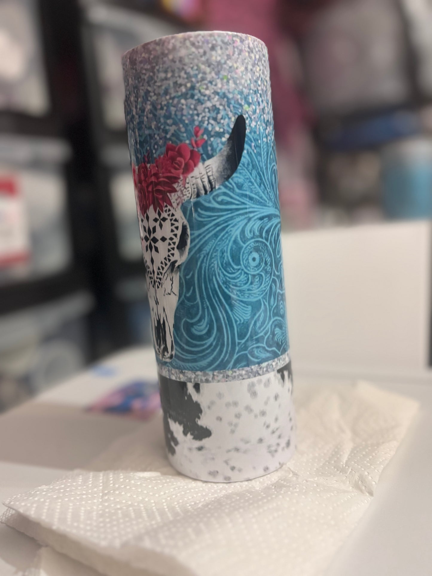 Western Themed 20 Oz Tumbler
