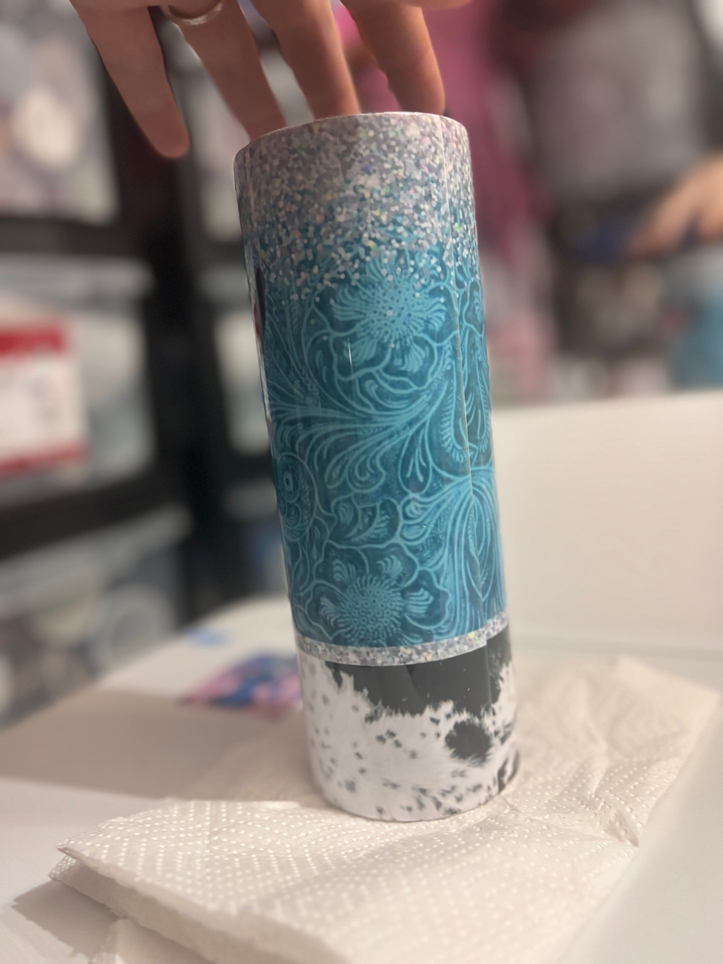 Western Themed 20 Oz Tumbler