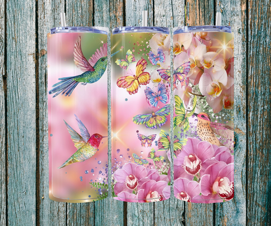 Hummingbird 20 oz tumbler