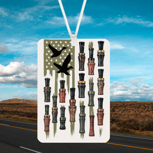 Duck call car freshie